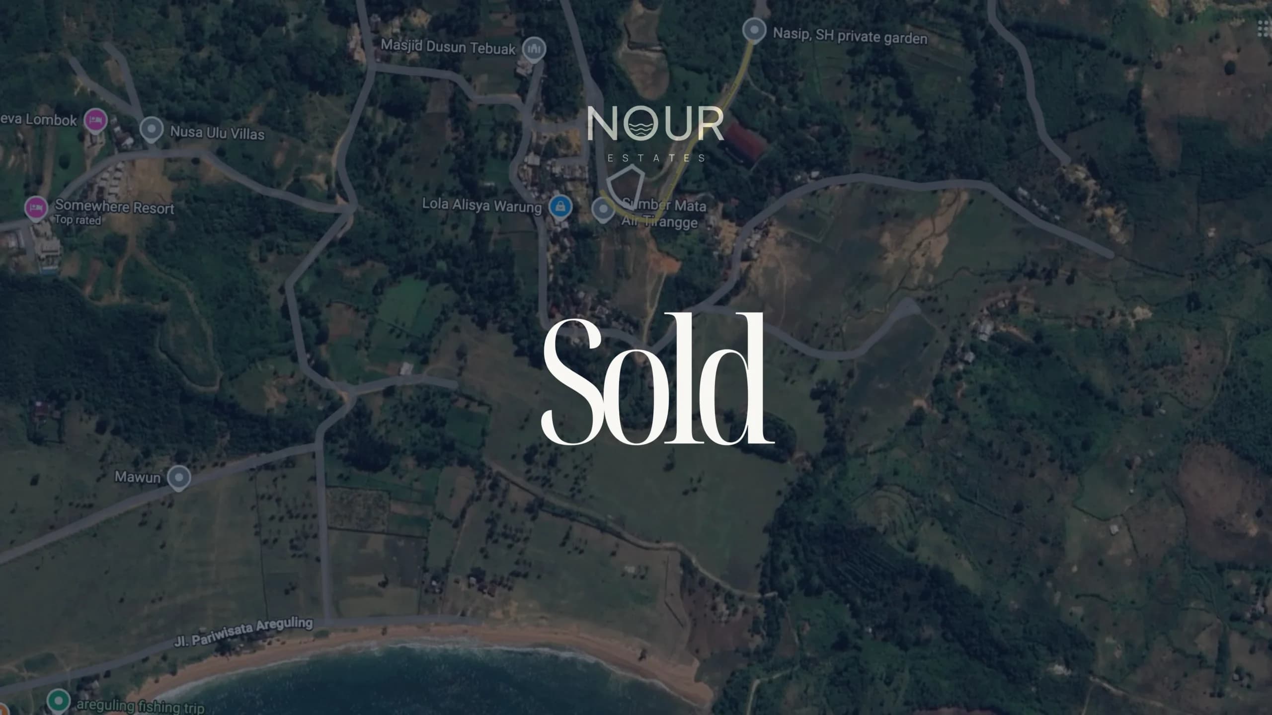 Lands for Sale in Are Guling, South Lombok - 825 sqm