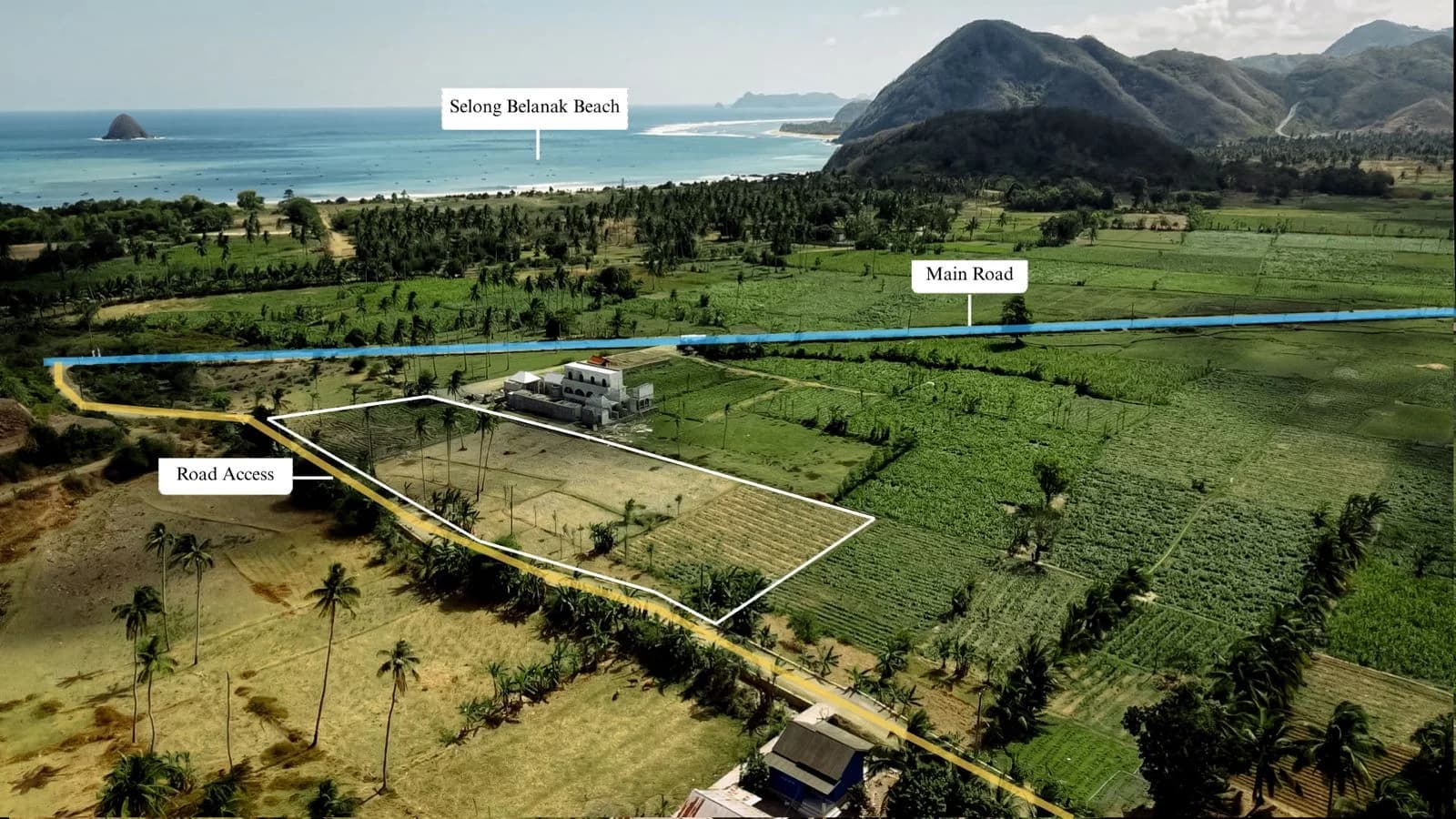 Lands for Sale in Selong Belanak, South Lombok - 5000-9300 sqm