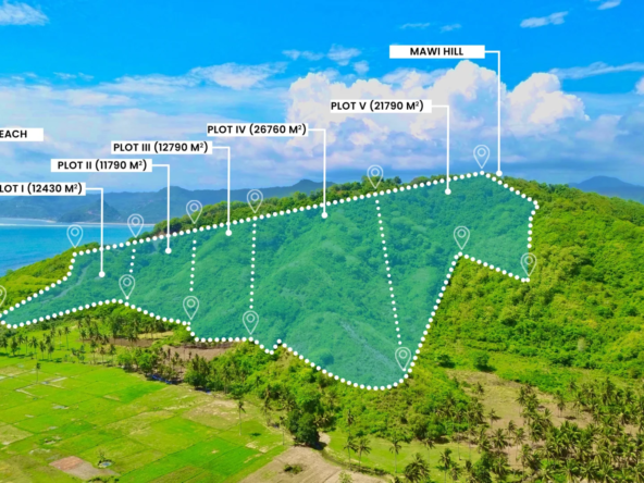 Pantai Mawi - Lombok Land for Sale - All plots