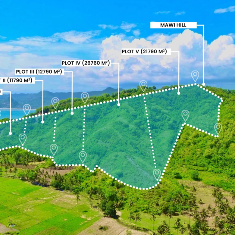 Pantai Mawi - Lombok Land for Sale - All plots
