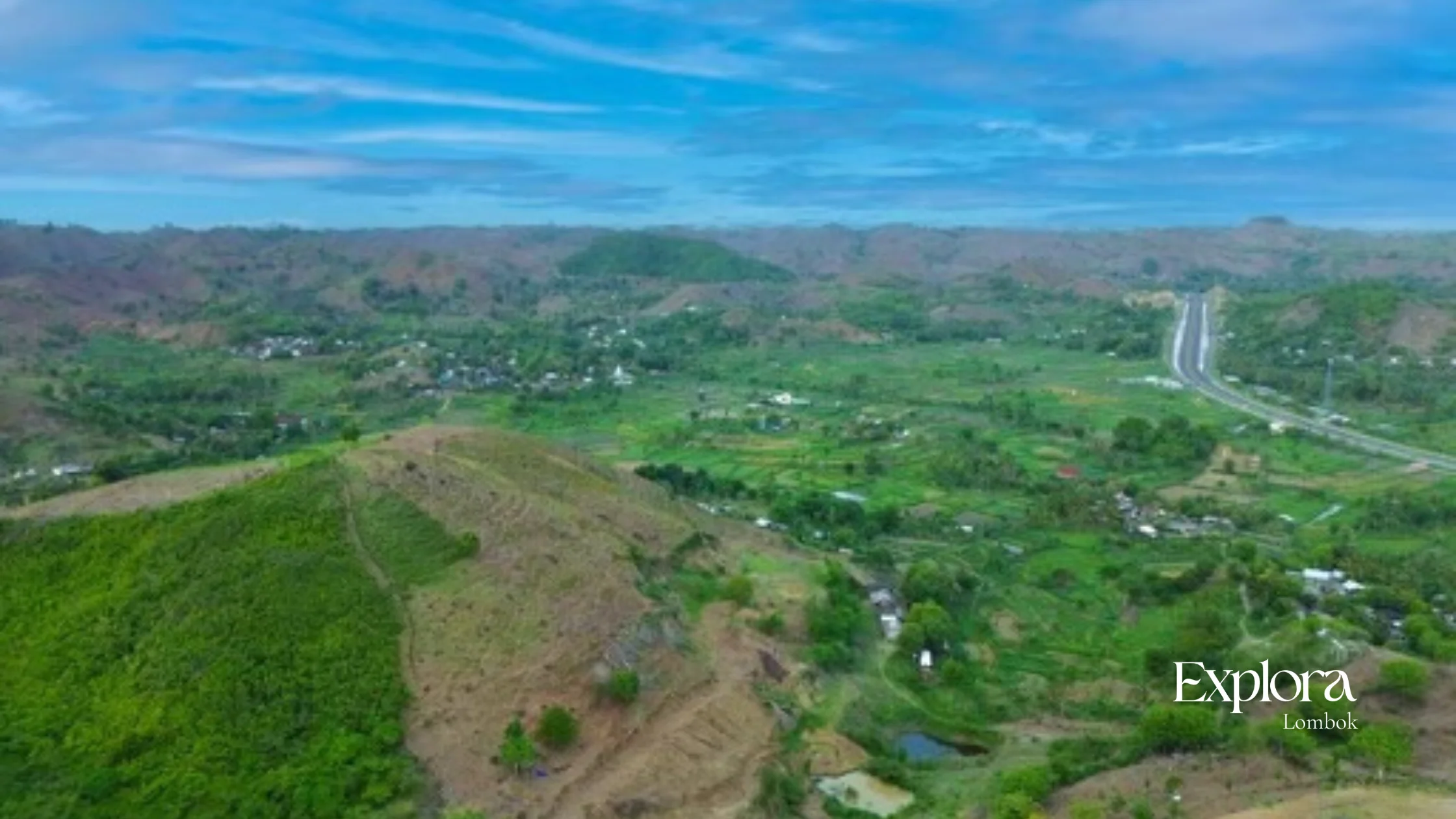 Lombok land for sale in tunak - views and land