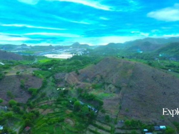 Lombok land for sale in tunak - views from the hill