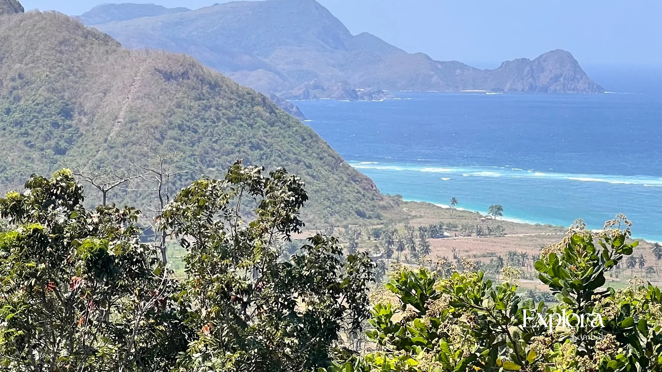 Lombok land for Sale - torok hills views