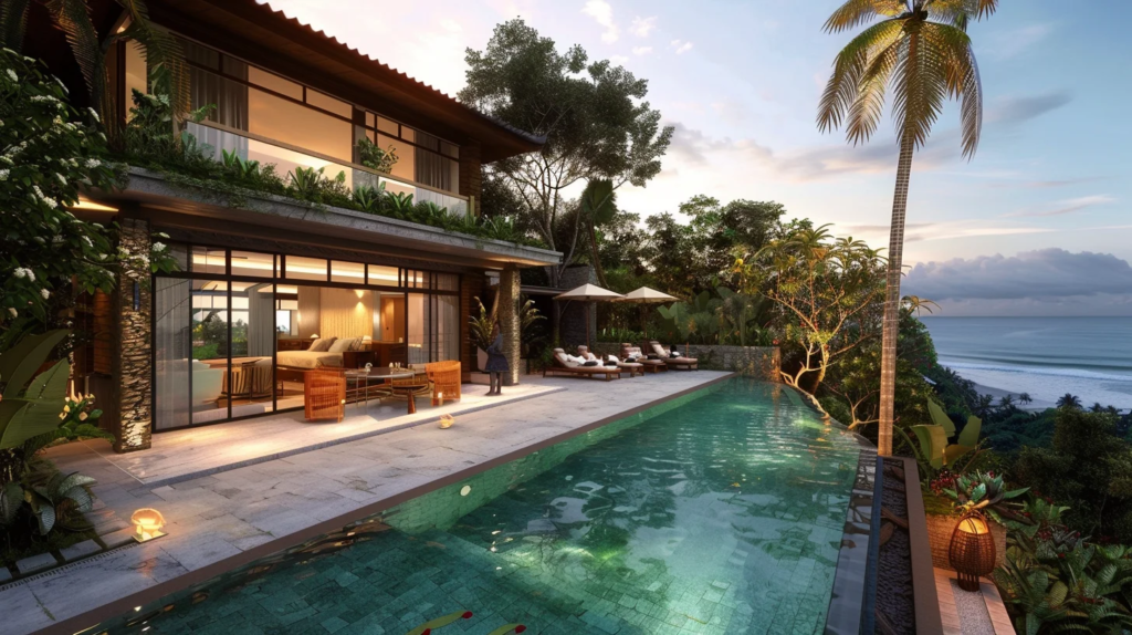 Beautiful Bali Vila for Building permit in Bali and Lombok Indonesia