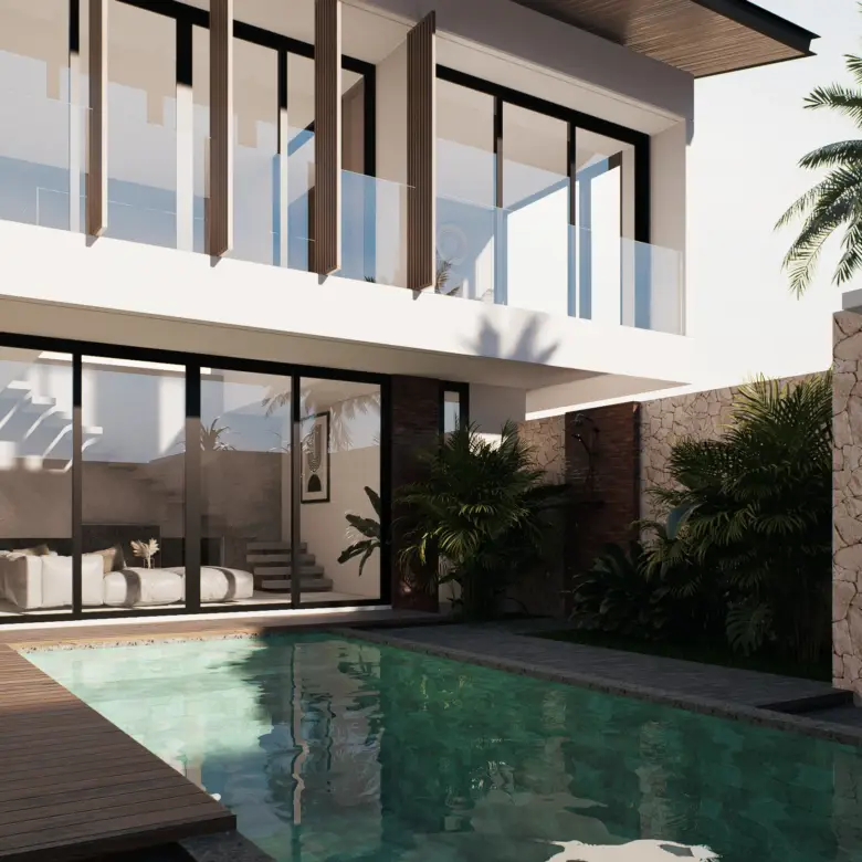 3-Bedroom Modern Villas in Kerobokan - Bali