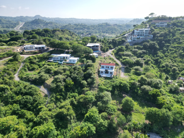 Aerial view Mandalika Hills villa plots for sale