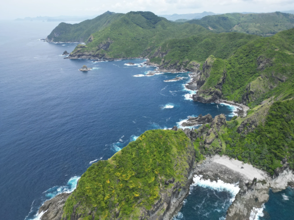 Tampah Beach aerial view