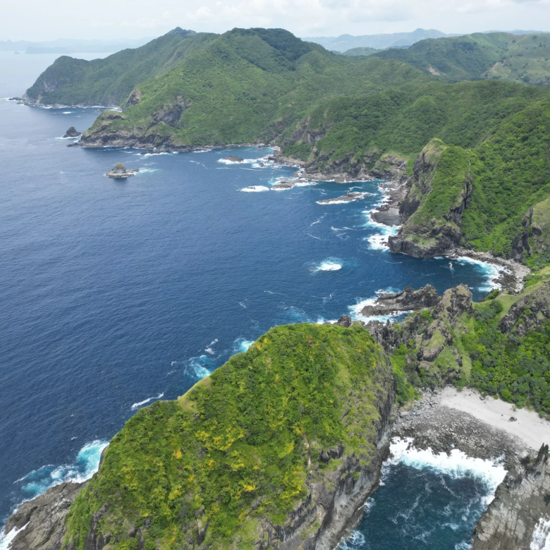 Tampah Beach aerial view