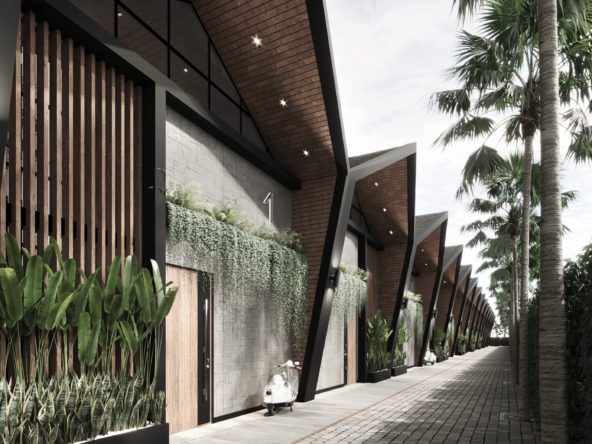 1-Bedroom Loft Townhouse in Umalas - Bali - unit building perspective