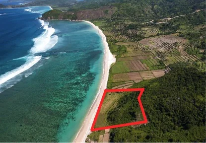 Beachfront land for sale in Torok