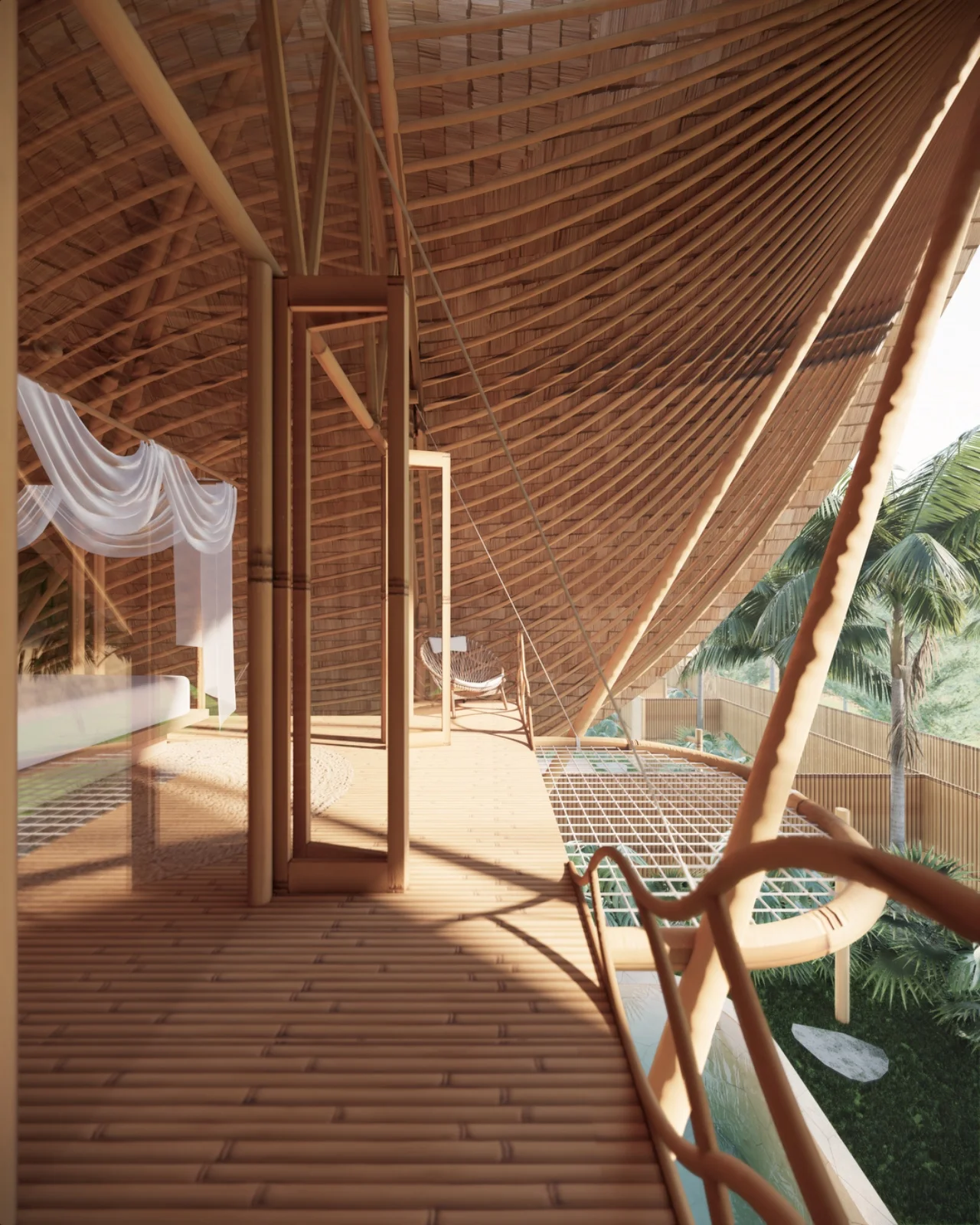 Luxury Bamboo Villas in Kuta Lombok for Sale