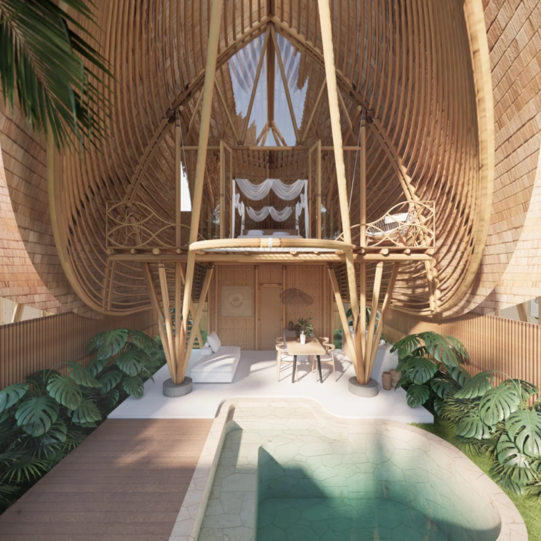 Luxury Bamboo Villas in Kuta Lombok for Sale